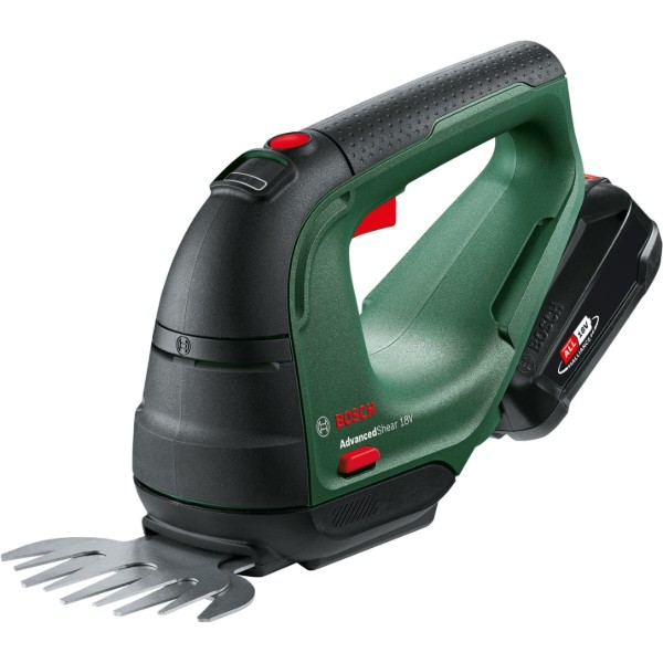 Фото - Кущоріз-ножиці акумуляторні Bosch AdvancedShear 18V-10 + насадка кущоріз (0.600.857.000)